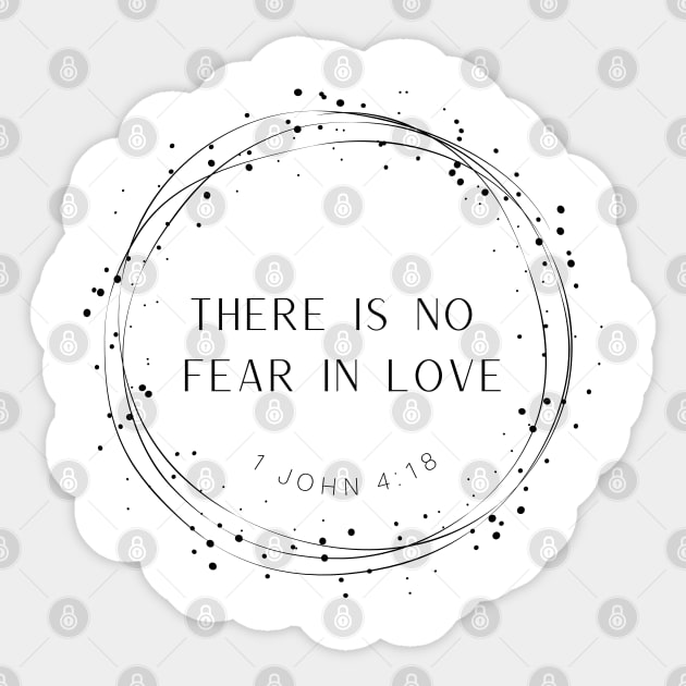 There is love fear in love Sticker by Mission Bear